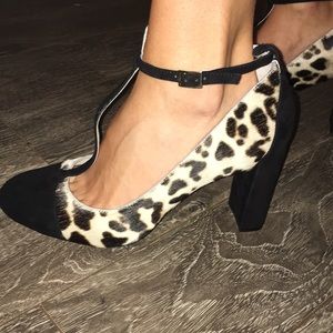 Boden Snow Leopard heels
